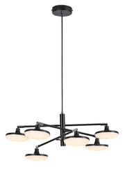 Lampada a sospensione LED Madi Rabalux 24W nera Ø60