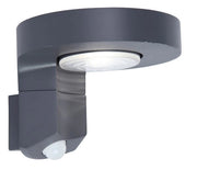 Applique esterna DISO LED 2W sensore solare grigia Lutec