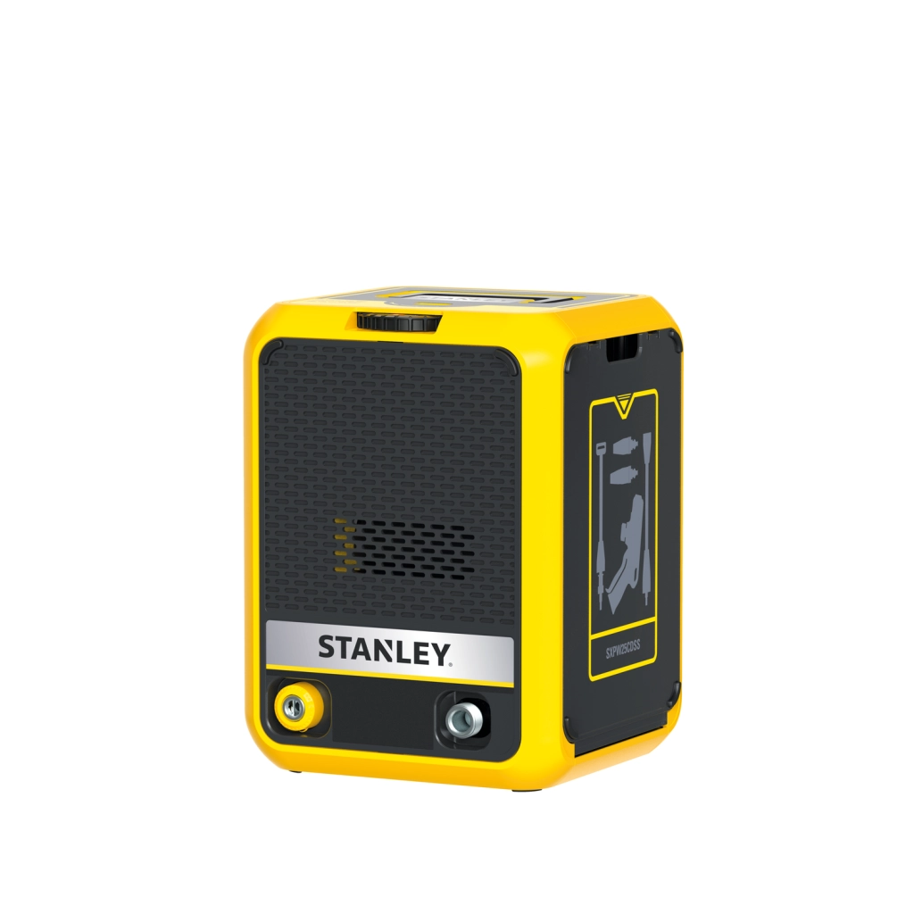 Stanley Idropulitrice SXPW19CP, Compatta, ad Alta Pressione, per Auto ed Esterni Casa, con Lavapavimenti, Pressione max. 150 bar, Portata max. 460 l/h, Potenza Assorbita 1900 W