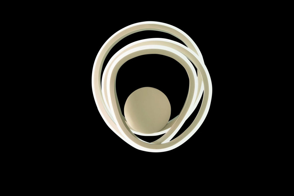 APPLIQUE GOLDEN ORO LED 3000K 1250LM 23W DIMMERABILE 23X25CM