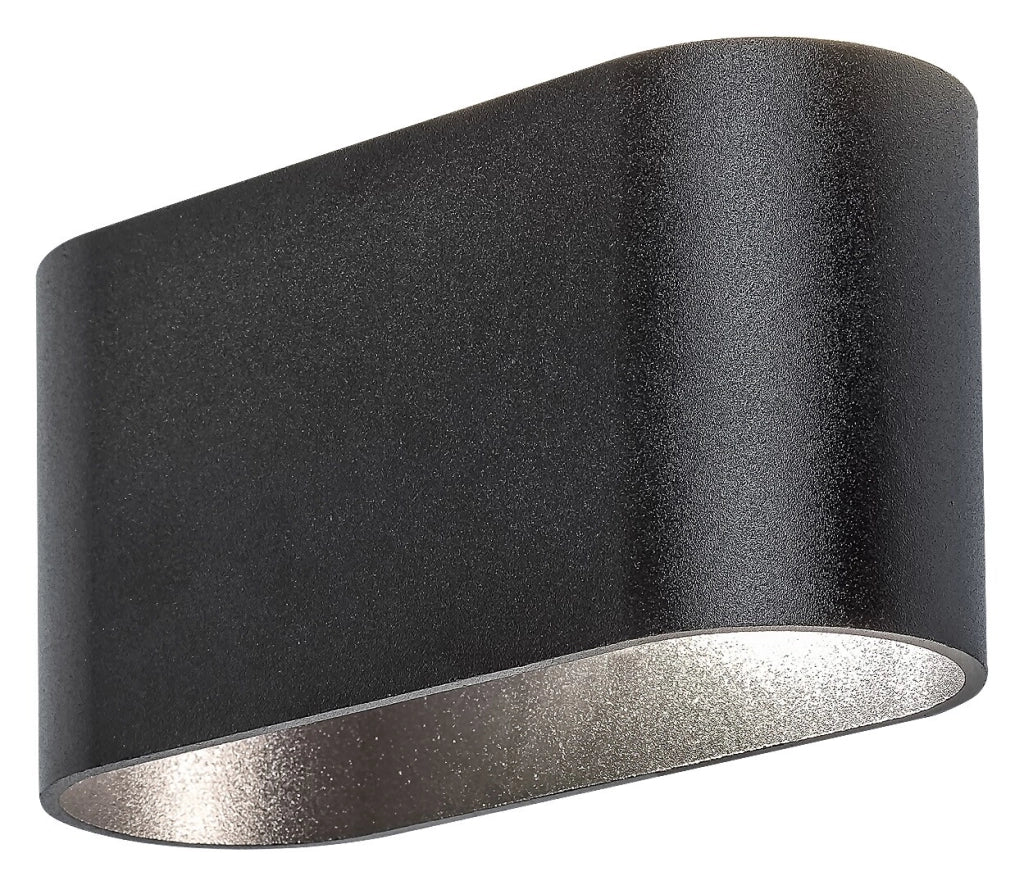 Applique moderna G9 1 luce nero opaco Kaunas Rabalux
