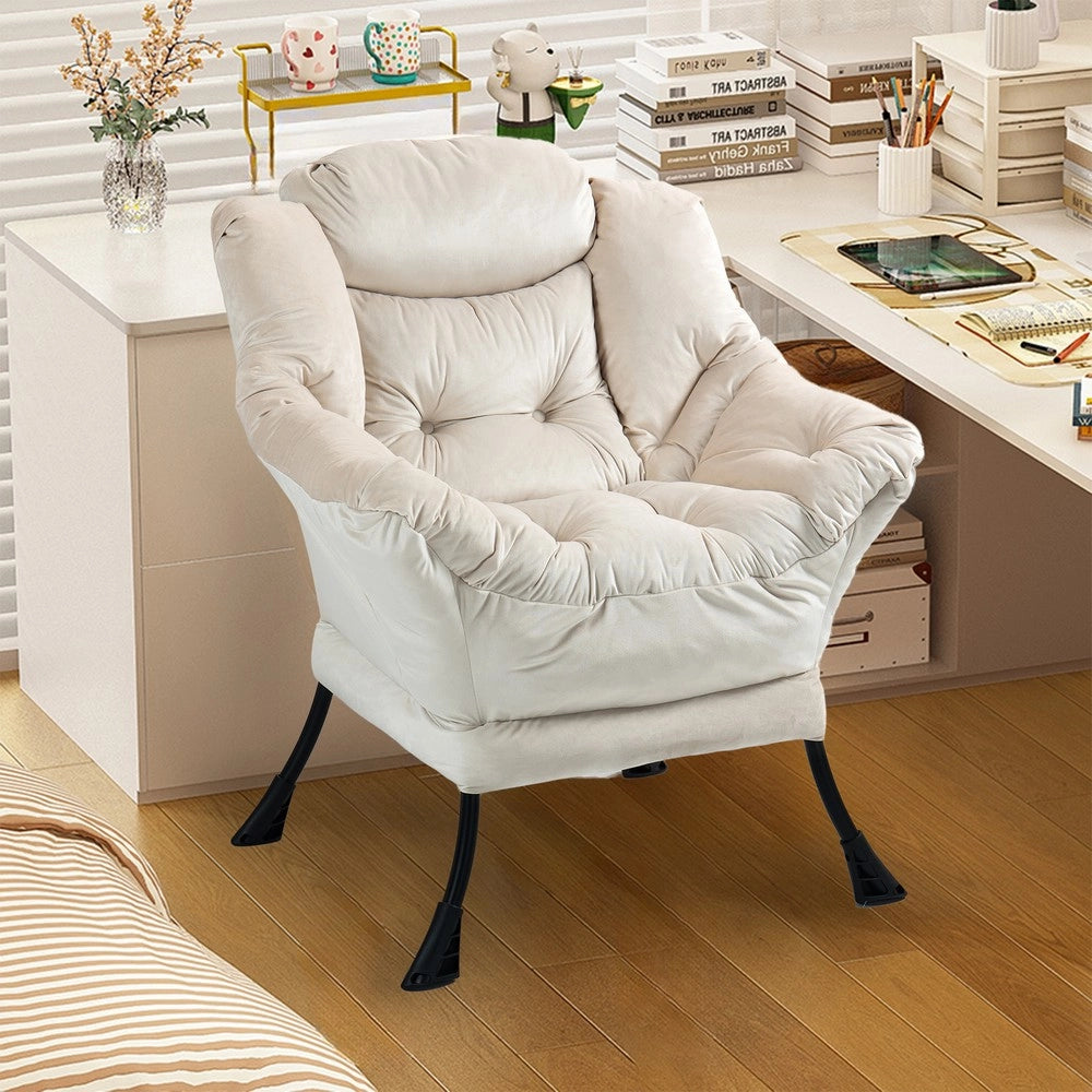 Poltrona Relax con Struttura in Metallo e Tasca Laterale ¨C MINIMAL ¨C Stile Moderno