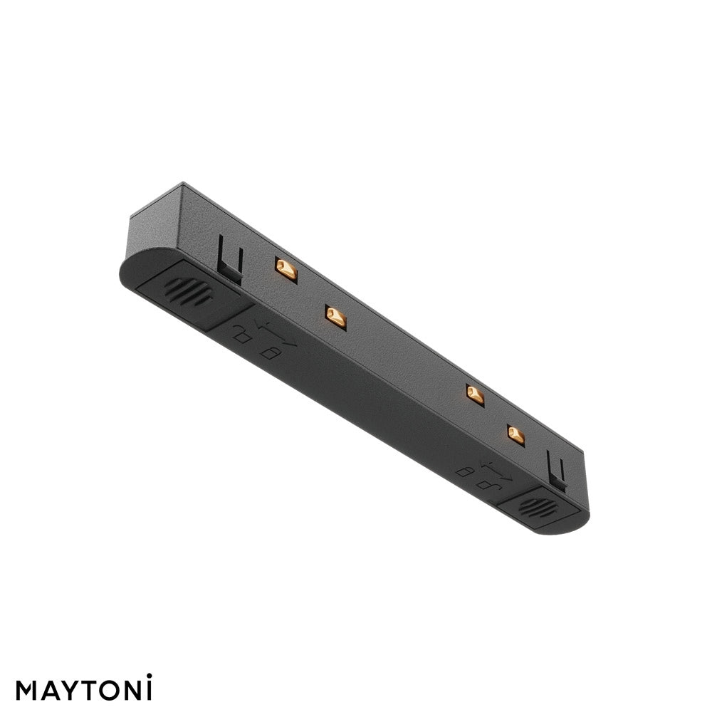 Modulo Connettore Binario Moderno Plastica Nera