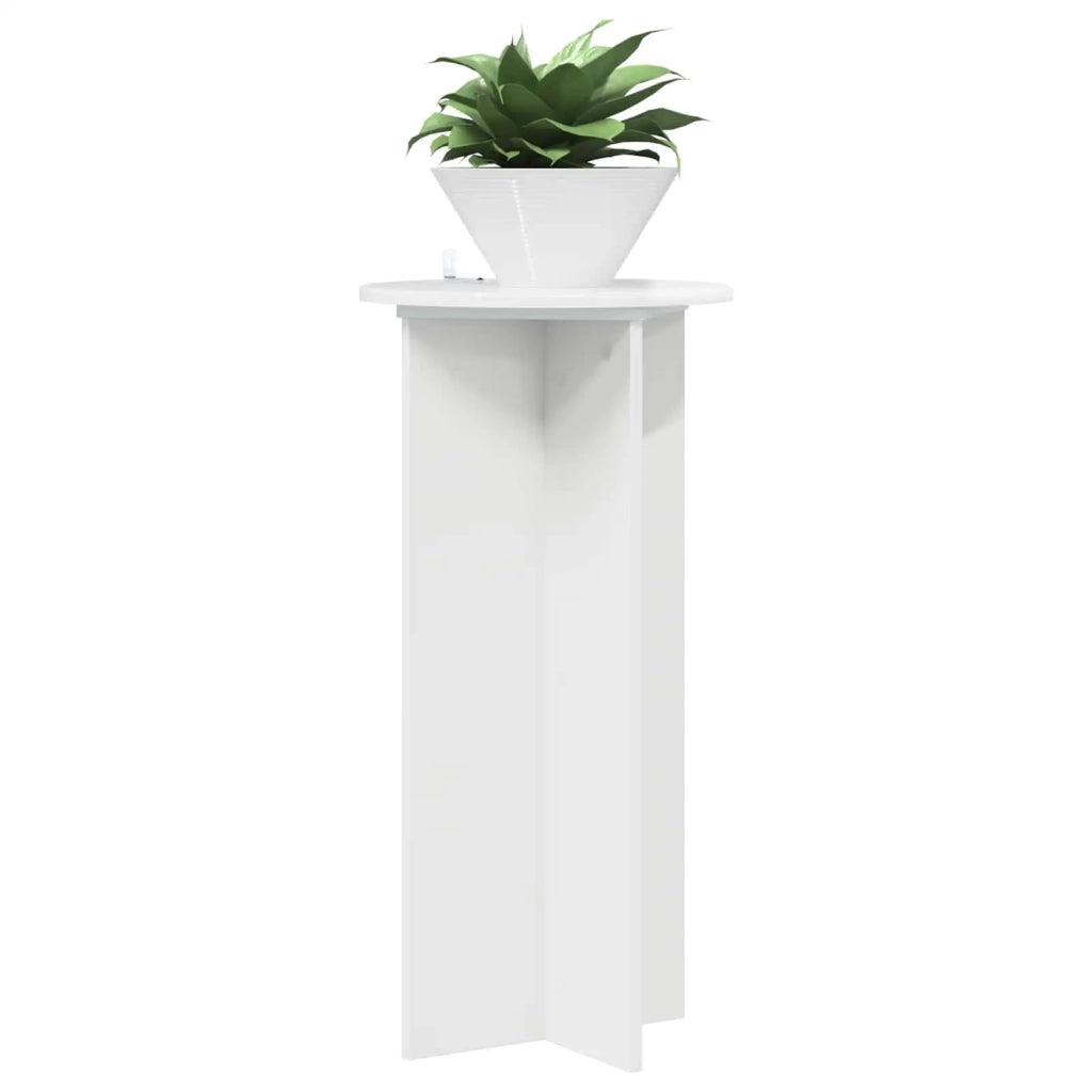 Supporto per piante | Sostegno per piante 2 pz Bianco Lucido 40 x 40 x 80 cm