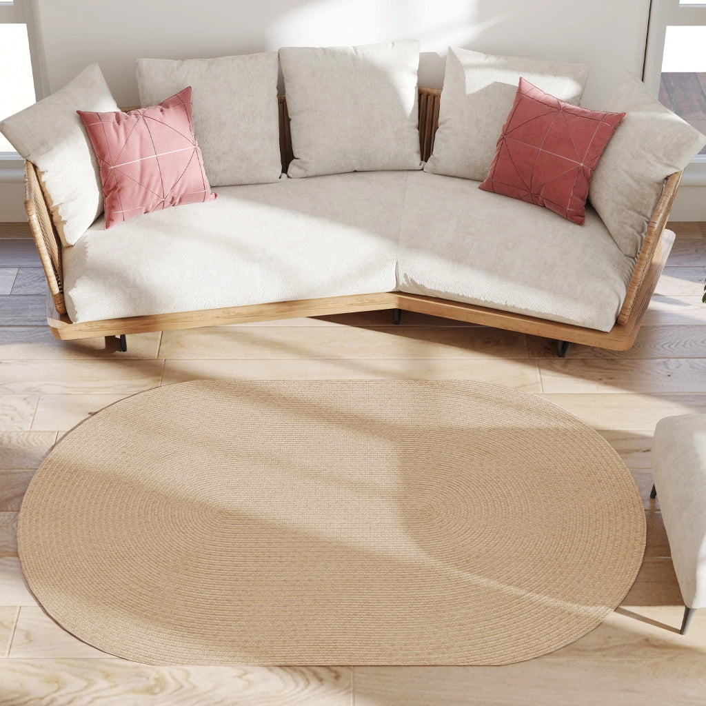Tappeto Rustico ¨C zephmum ¨C Beige 170x120 cm Lavabile