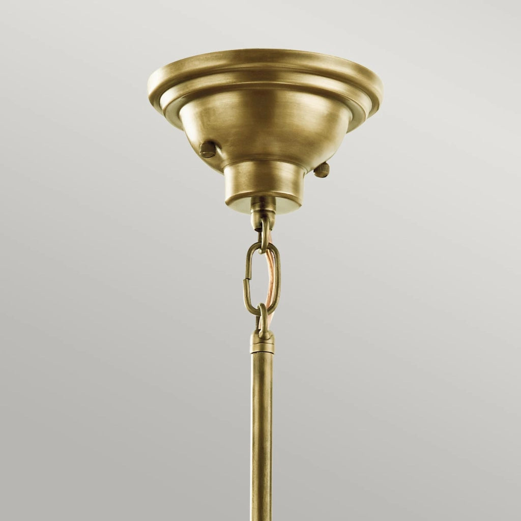 Lampada a sospensione metallo Cobson ottone E27 Kichler