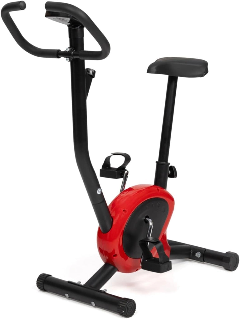 Bicicleta estática Ajustable con pantalla LCD multifunción