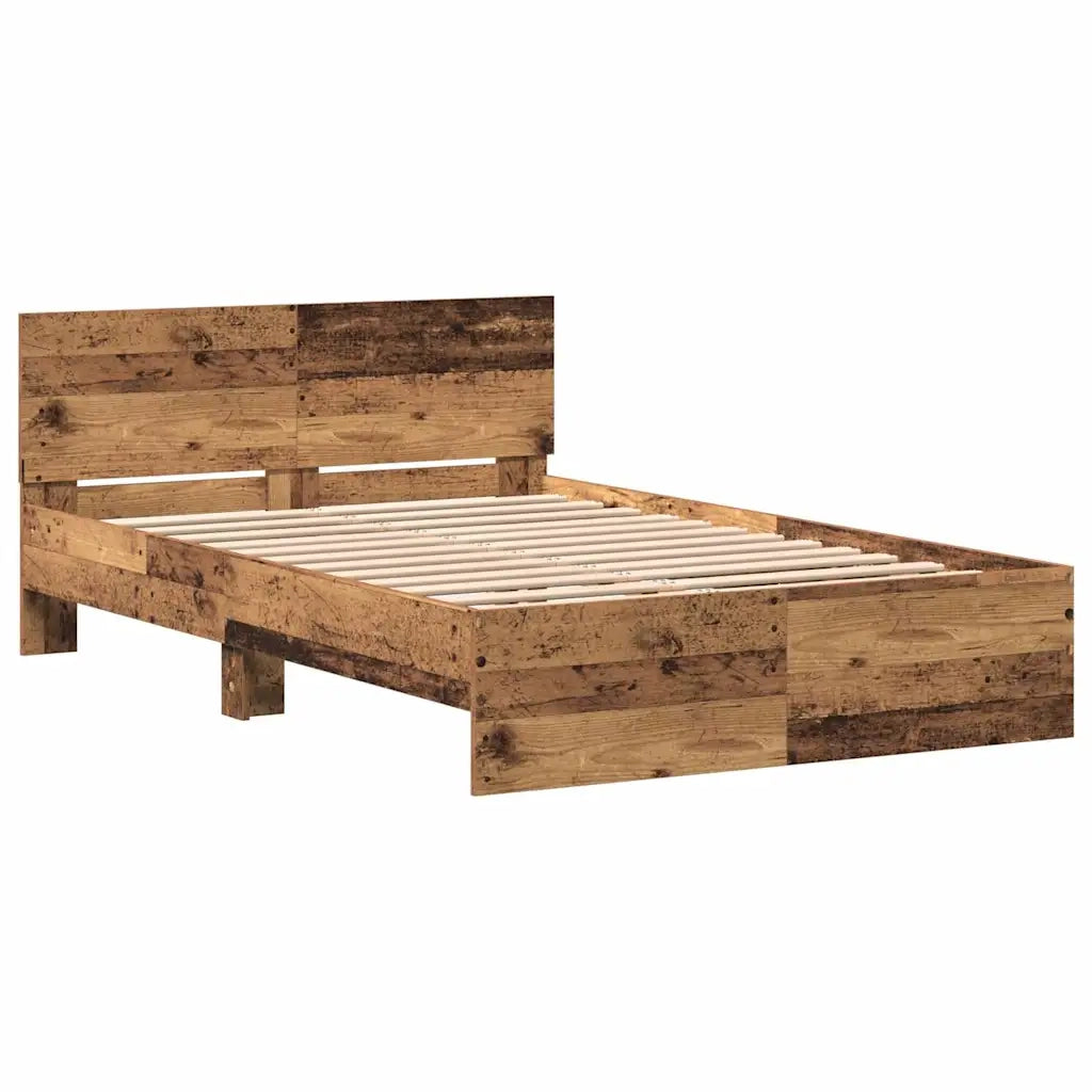 Struttura del letto-Giroletto Legno vecchio 193 x 125 x 70 cm
