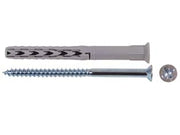 TASSELLO IN NYLON PROLUNGATO SXRL-WZ LS- - ø mm.10X160 vite pozidrive ø mm.7x170 - 50 pezzi FISCHER