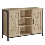 Mobile Credenza Industiale Sonoma con Ante e Vani a Giorno