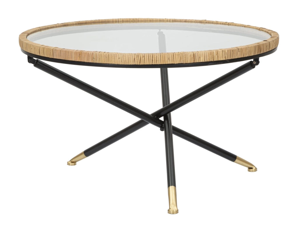 TAVOLO DA CAFFE' SAINT BARTH ROTONDO CM � 80X46,5