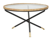 TAVOLO DA CAFFE' SAINT BARTH ROTONDO CM � 80X46,5