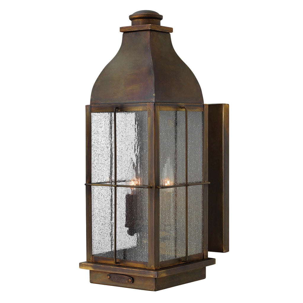 Applique esterna Bingham bronzo ottone E14x3 Hinkley