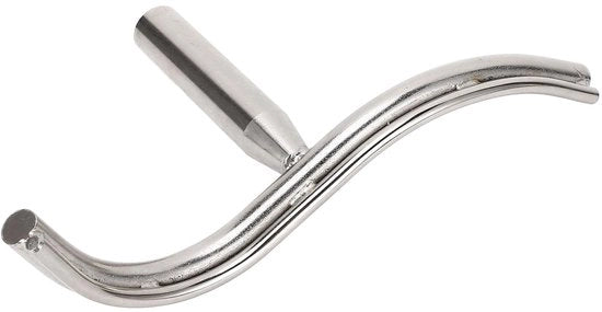 Sostegno per attrezzi a forma S - Supporto per attrezzi a forma di S - Progettato con acciaio lamellare - Lunghezza 30 cm - Altezza 7,5 cm - Adatto per macchine da tornio da 25 mm - Supporto per attrezzi da tornio