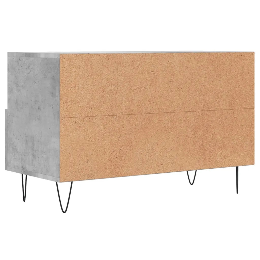 Mobile per TV-Credenza TV-Console TV Grigio Cemento 80x36x50 cm Legno Multistrato 552700