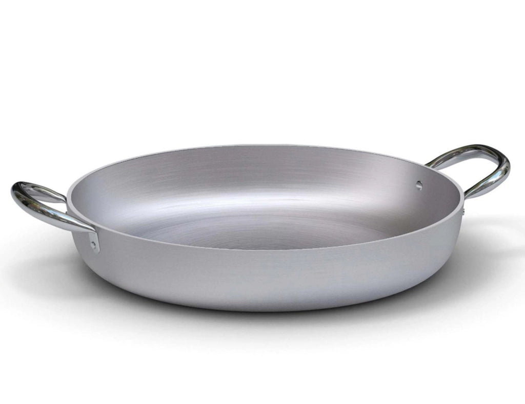 Ballarini 6808 Serie 6800 Tegame 2 Manici Professionale Alluminio Induzione 32 cm colore Argento