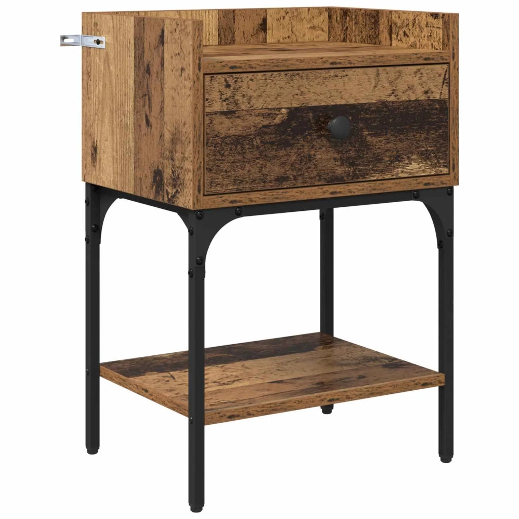 Comodino Legno vecchio 40 x 29 x 60 cm Legno multistrato 881826