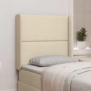 Orecchia della Testata Crema 80 x 16 x 4 cm Tessuto 346601