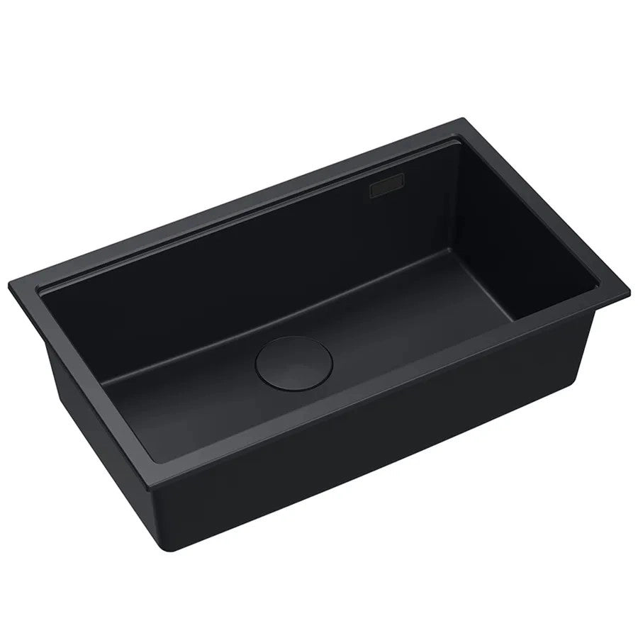 Lavello In Granito Logan 110 Black Tappo nero