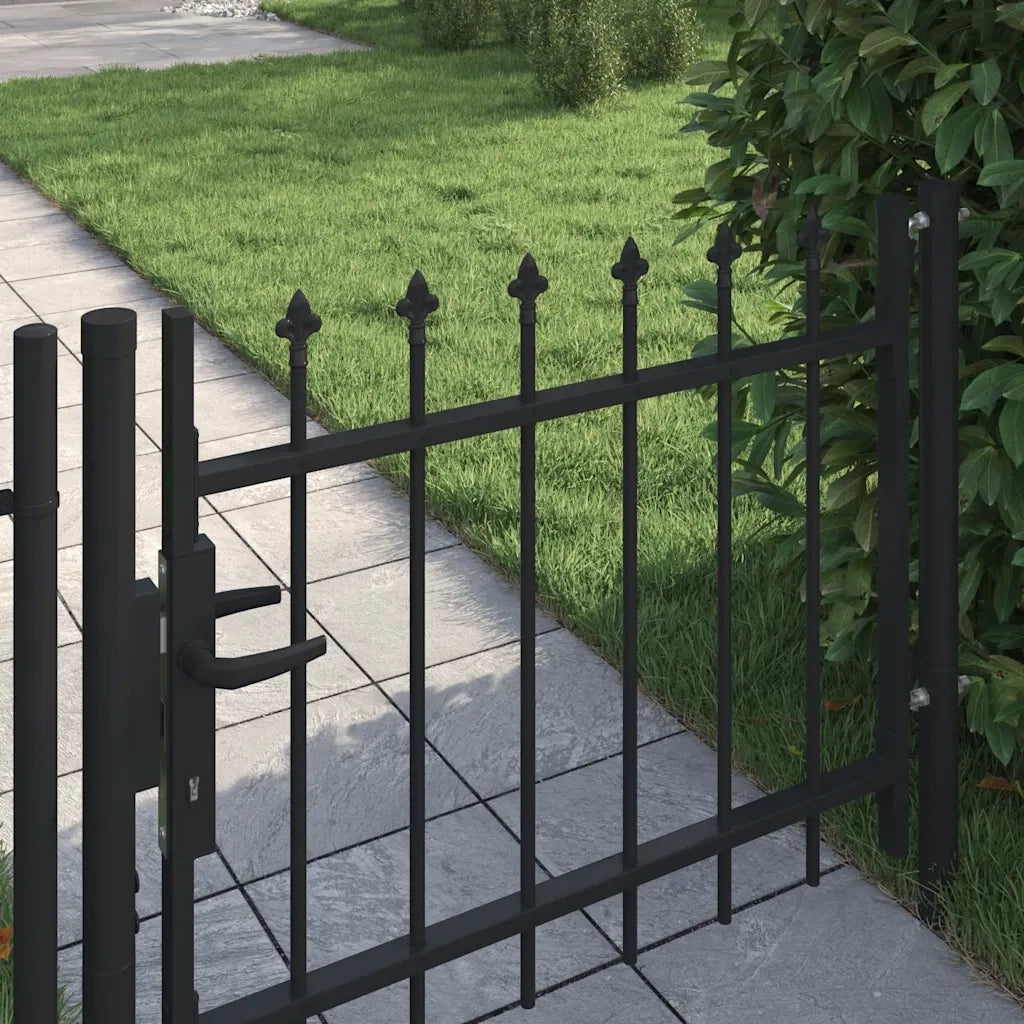 Cancello per recinzione Boxtel con punta a lancia 100x75 cm 144358