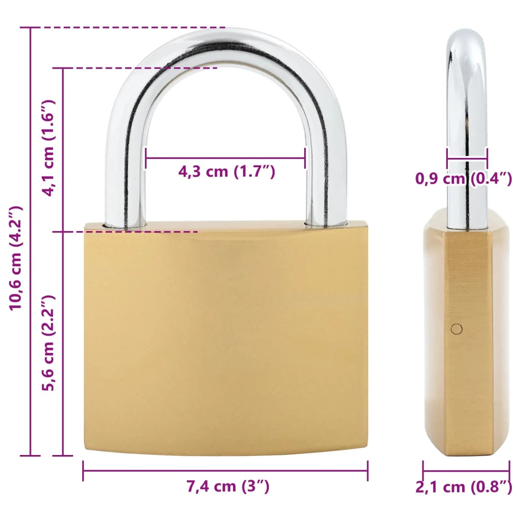 U Lock con Chiavi 12 pz Ottone Ferro CFW5499512