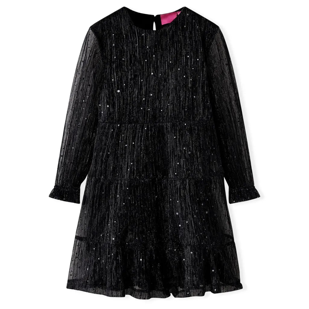 Abito per Bambine a Maniche Lunghe Nero 92cod mxl 108993