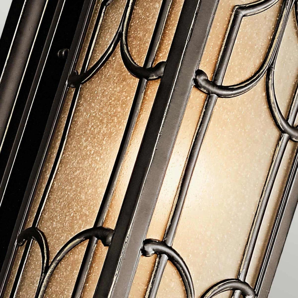 Applique esterna da parete bronzo antico E27 60W Kichler