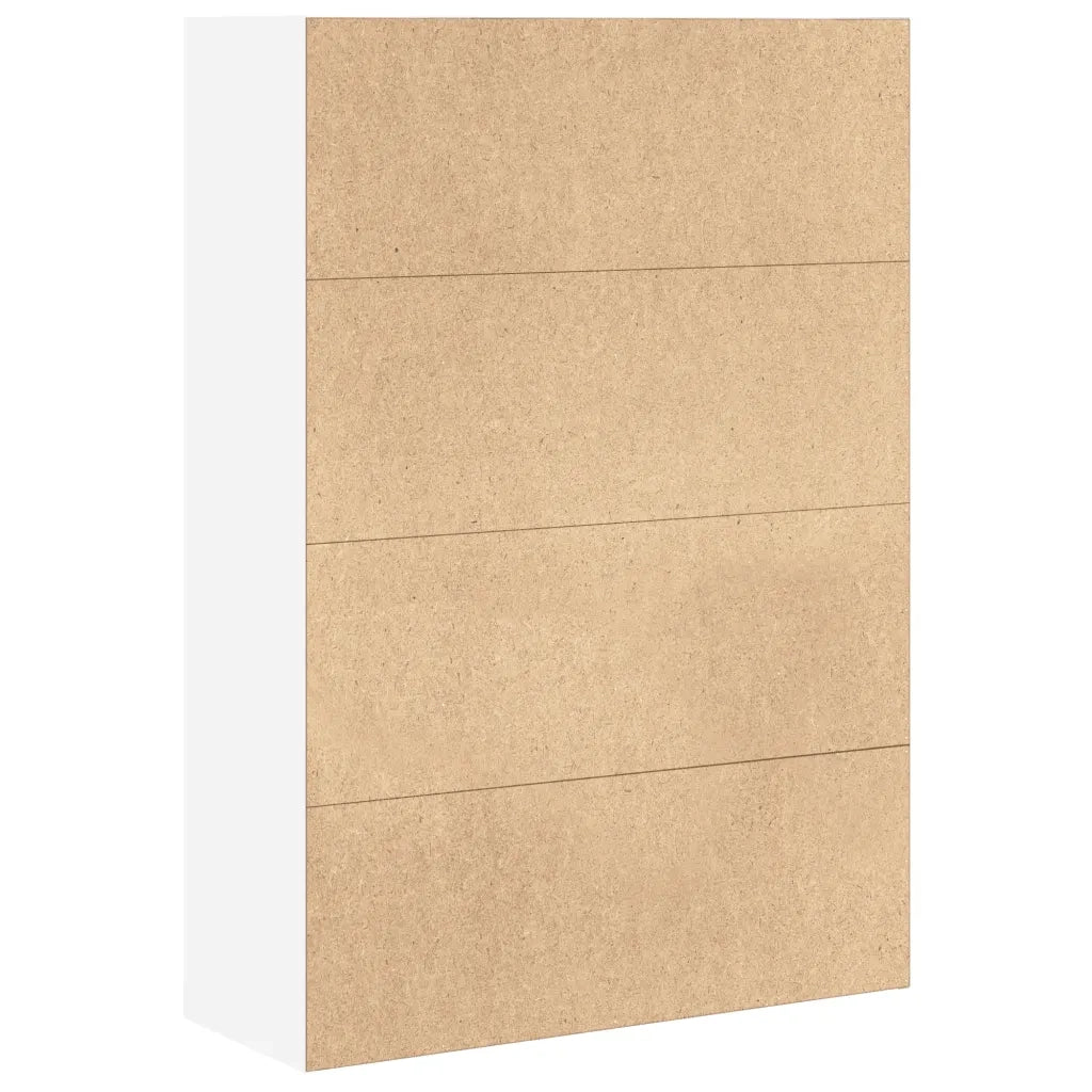 Libreria Bianca 80x30x114 cm in Legno Multistrato 857931