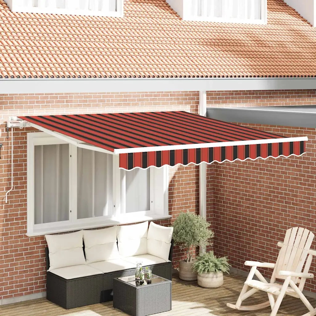 Tettuccio Elettrico Retrattile arancione e marrone 300 x 250 cm CFW7142425