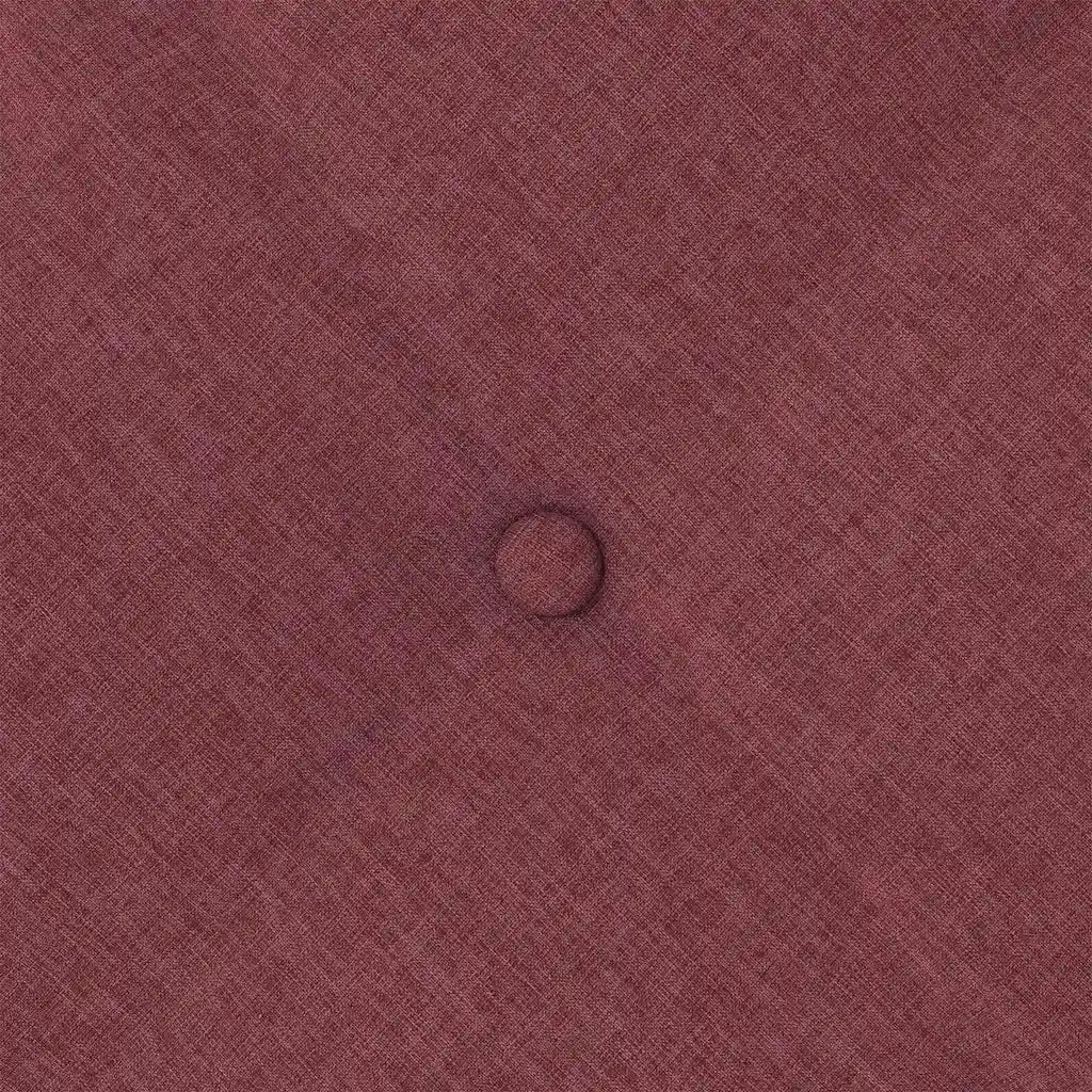 Cuscino per Schiena Rosso Vino 140 x 19 x 50 cm Tessuto 42014833