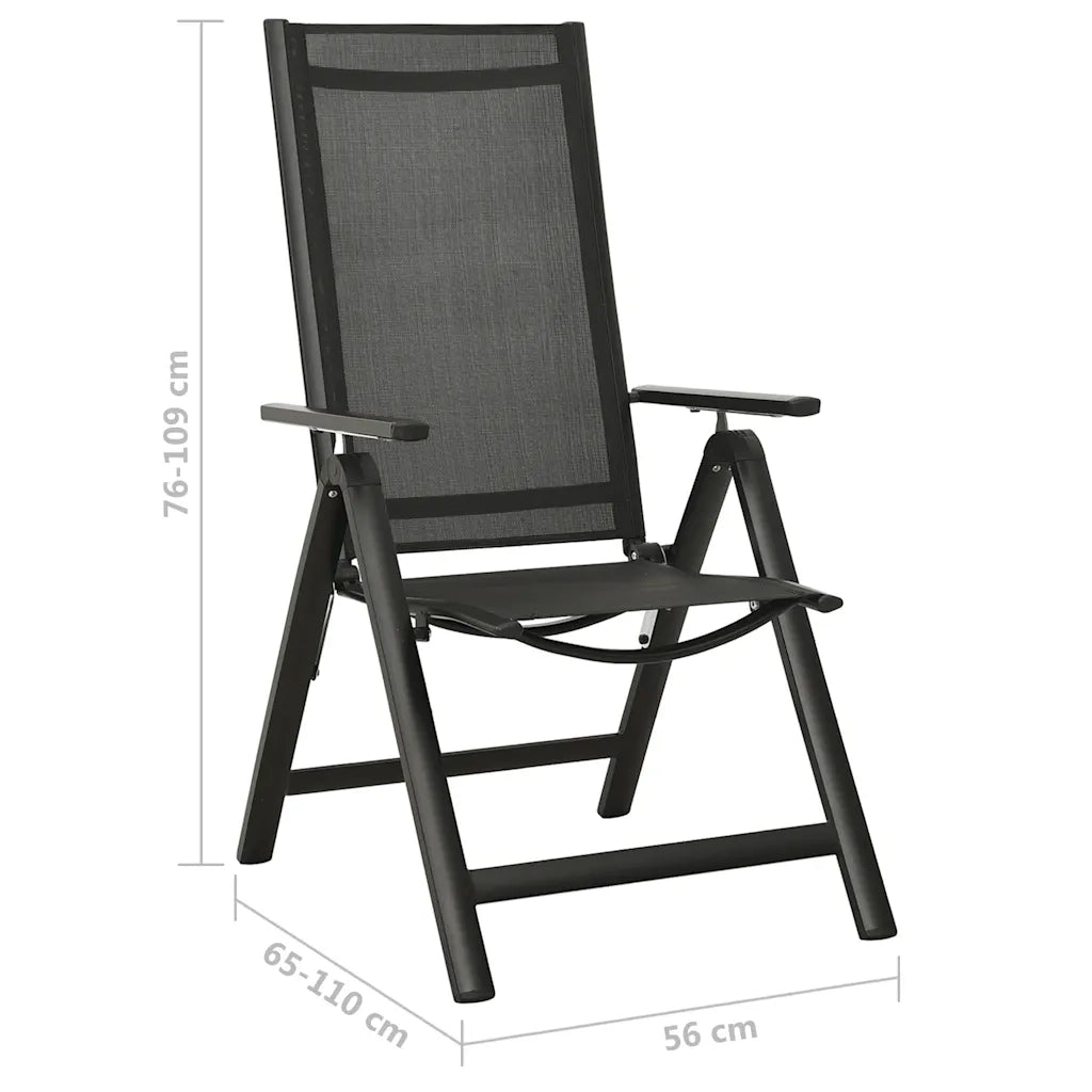 Set da Bistrot 5 pz Nero e Antracite 3070658