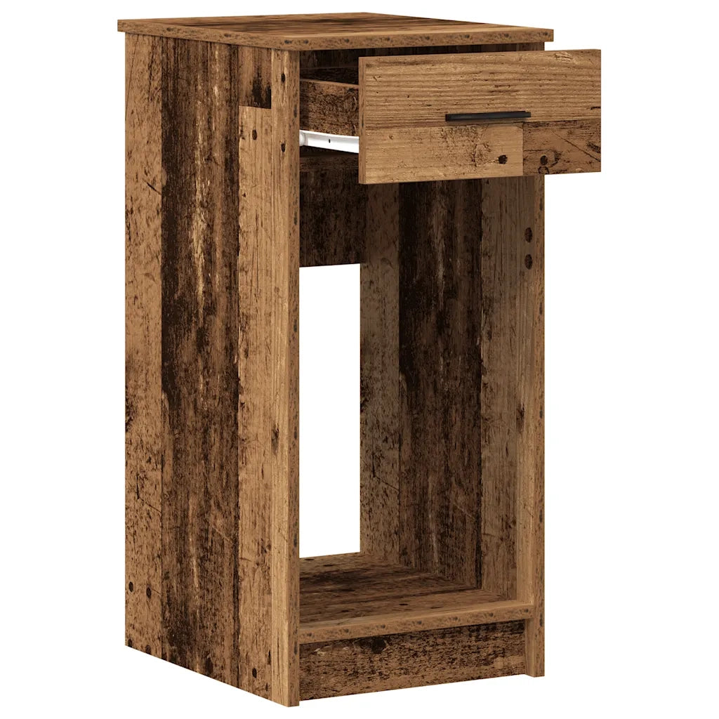 Supporto per Computer a Torre con Cassetto Antico 35x45x77 cm 858747