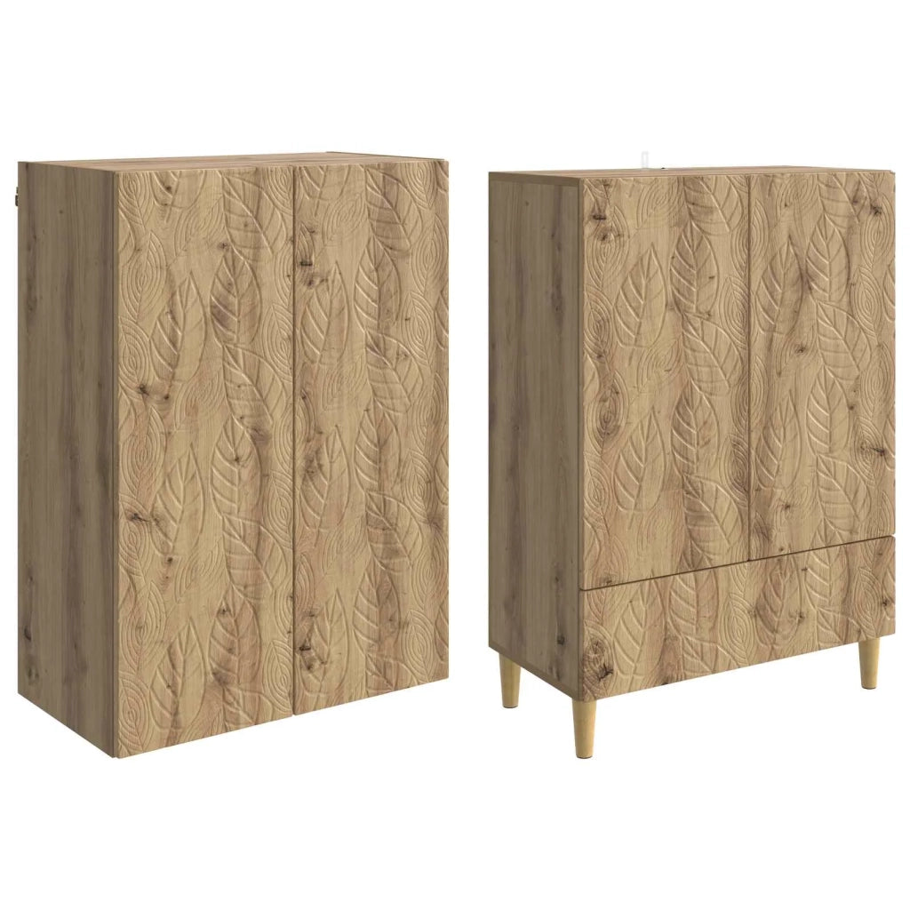 Set di armadi 2 pcs Rovere Artigianale Legno ingegnerizzato 3416699