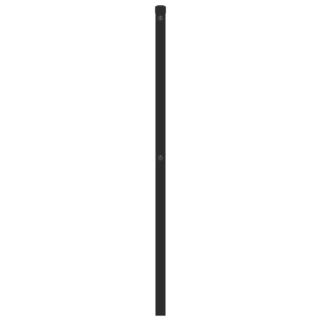 Testiera di Ricambio in Metallo Nero 107 cm 376256