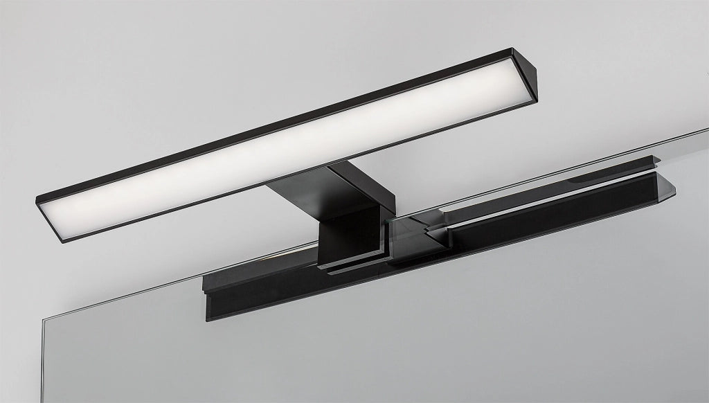 Applique bagno LED 6W Loric nera IP44 Rabalux