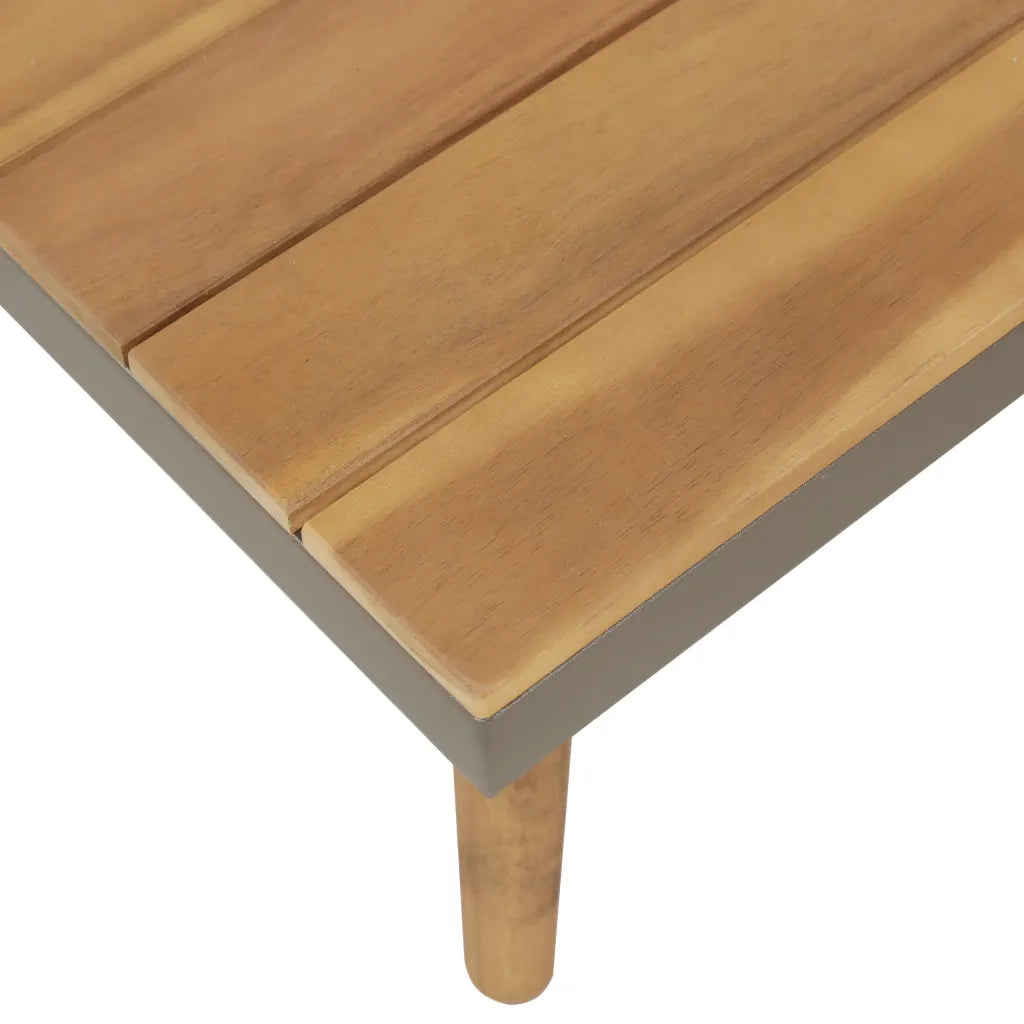 Set Divani da Giardino 4 pz con Cuscini Legno di Acacia Marrone 44240