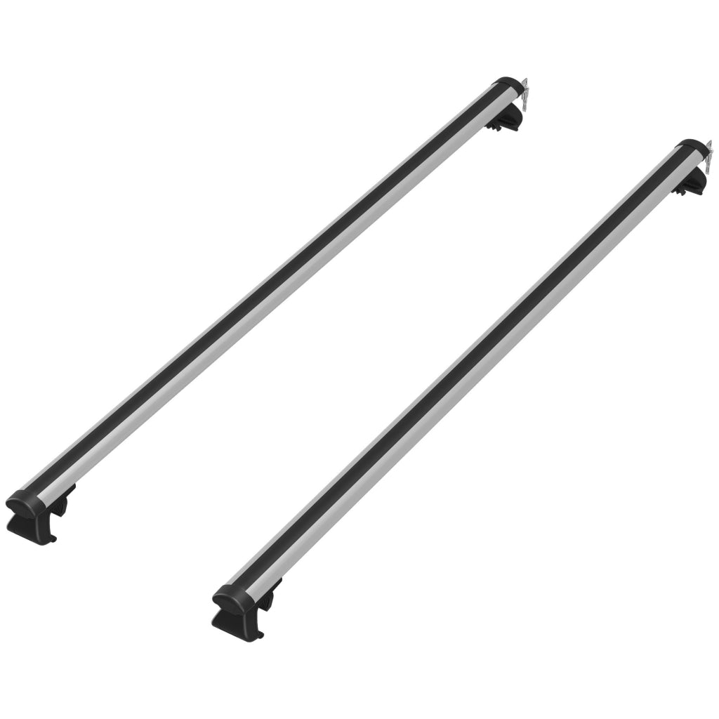 Barre Portapacchi Tetto Universali ¨C Xylo ¨C Alluminio 123,5 cm Argento Carico 75 kg con Serratura
