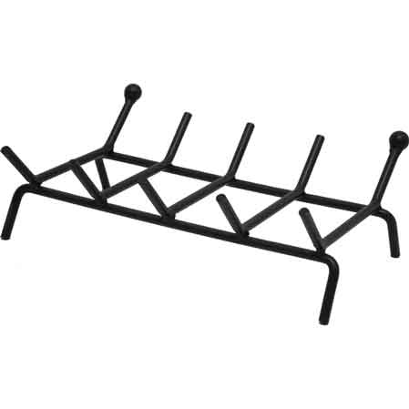 BRUCIALEGNA CON SFERA PER CAMINO 5 barre, cm 50x30x15h - MADE IN ITALY