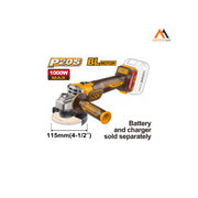 SMERIGLIATRICE BRUSHLESS 1000W D115MM NUDA