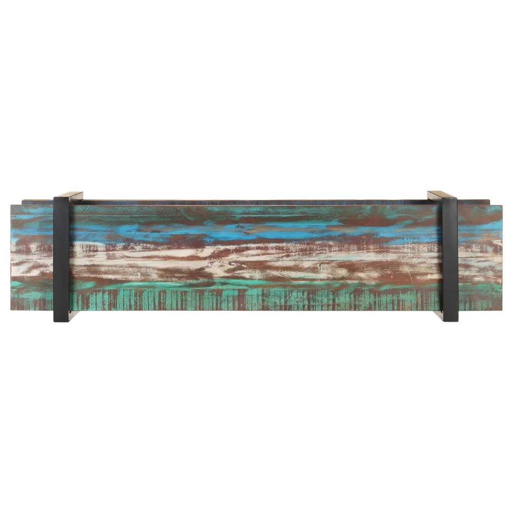 Mobile Porta TV-Credenza TV 160x40x40 cm in Legno Massello di Recupero