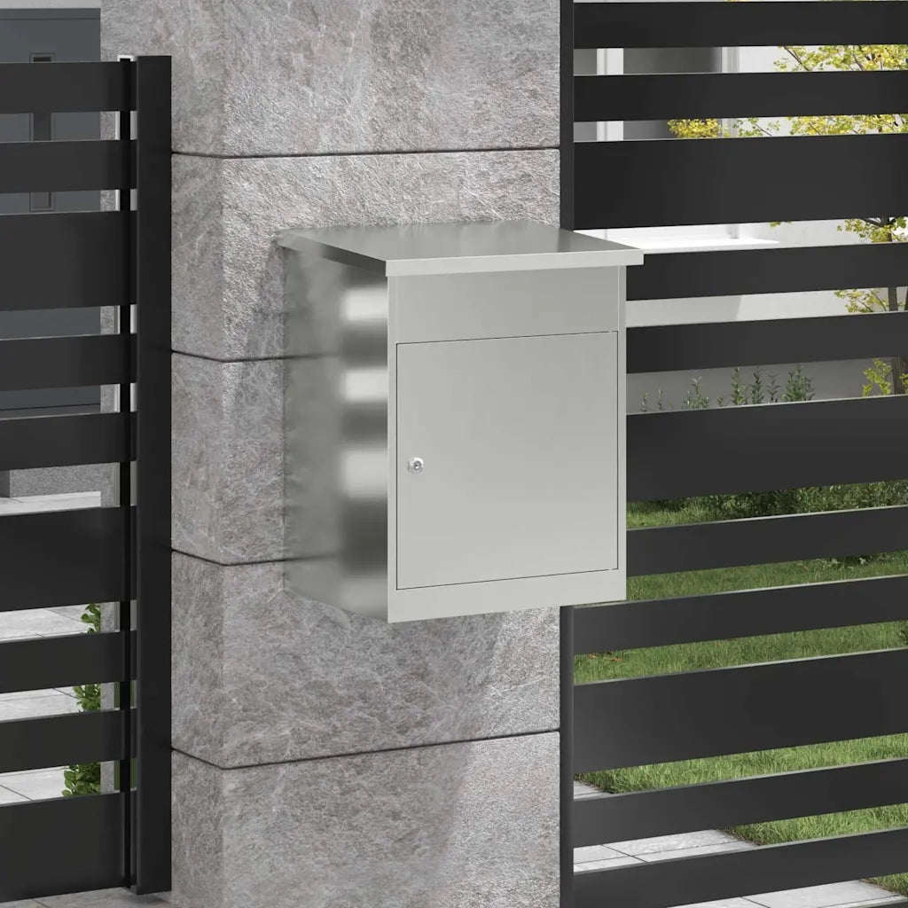 Cassetta per pacchi Nero 47.5 x 38 x 59 cm Acciaio zincato 874945