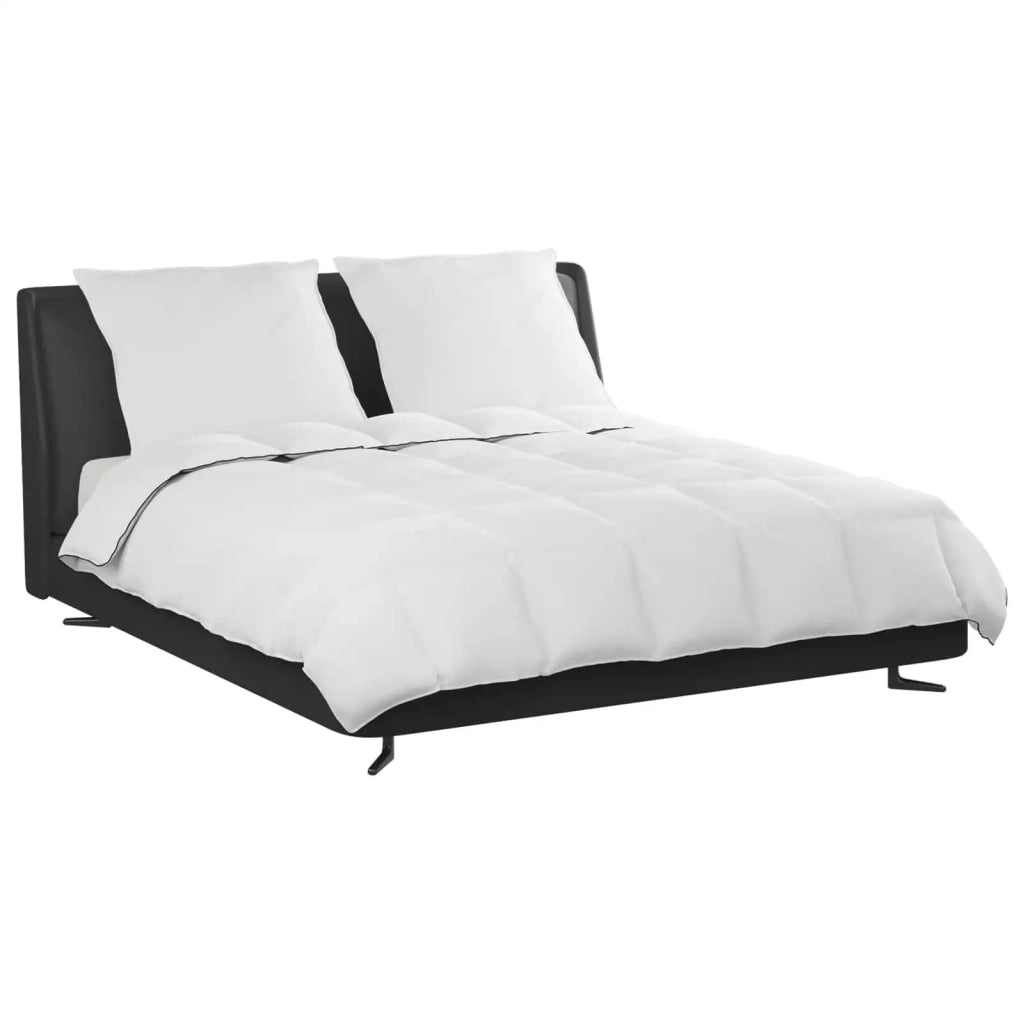 Piumone | Duvet Invernale con cuscino 3 pz Bianco Piuma d'anatra