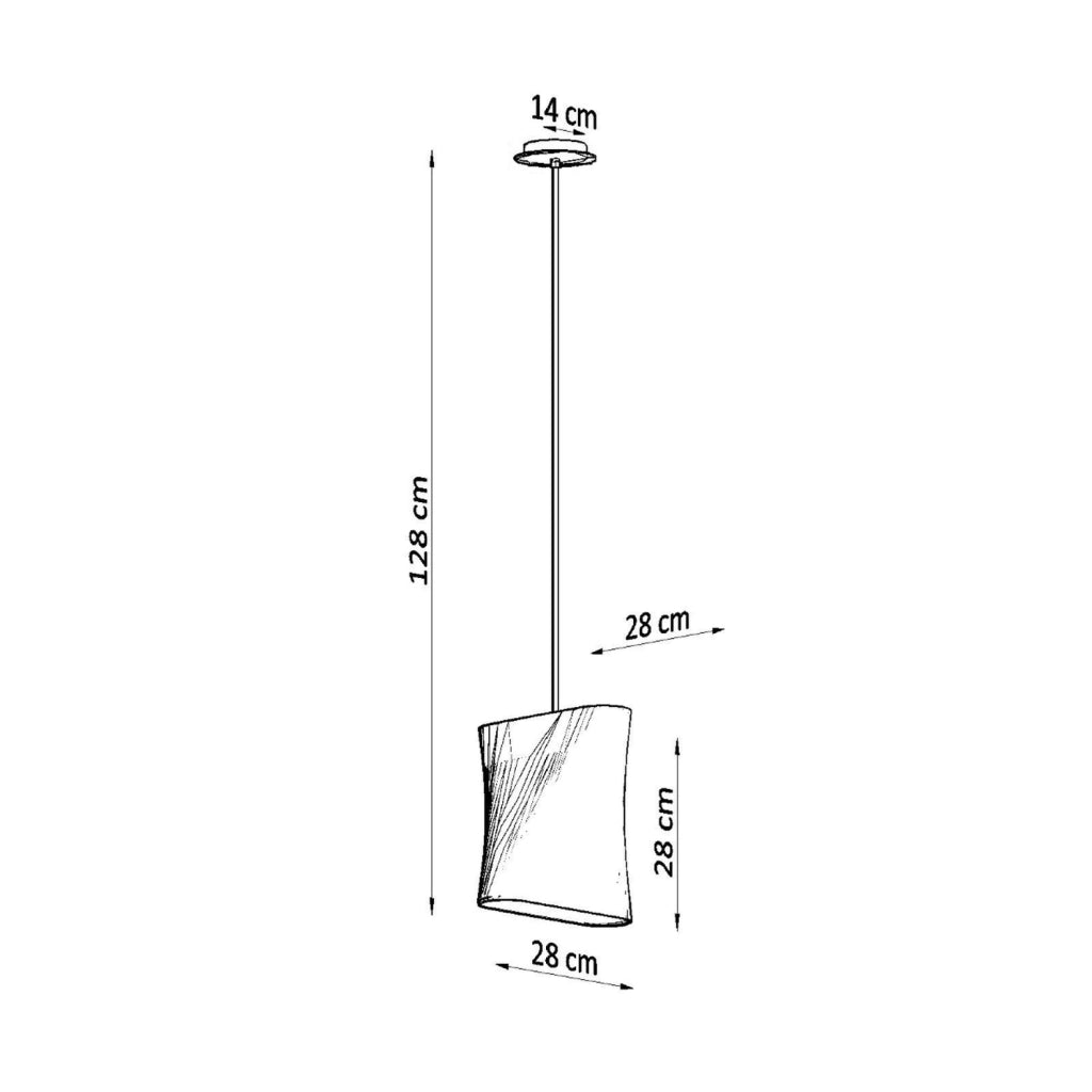 Lampadario BLUM 2 bianco