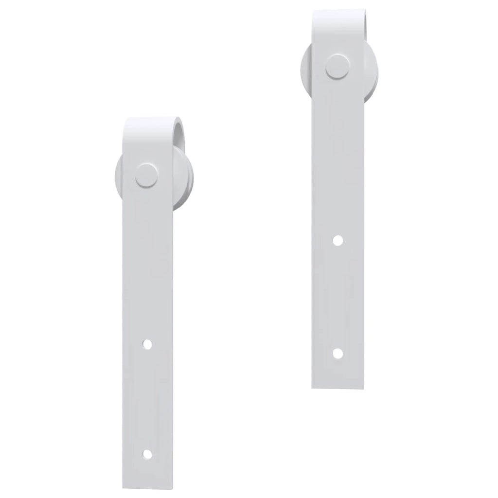 Porta scorrevole Naturale e Bianco 80 x 210 cm 3444958