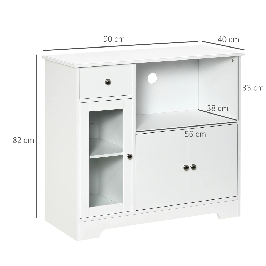 Armadio da cucina ¨C Minimal ¨C bianco 90x40x82 cm