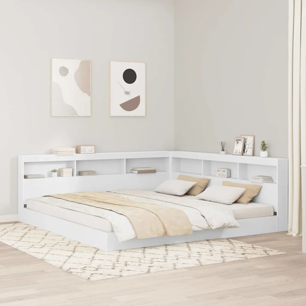 Testata contenitore Bianco 180 cm Legno multistrato 3335509