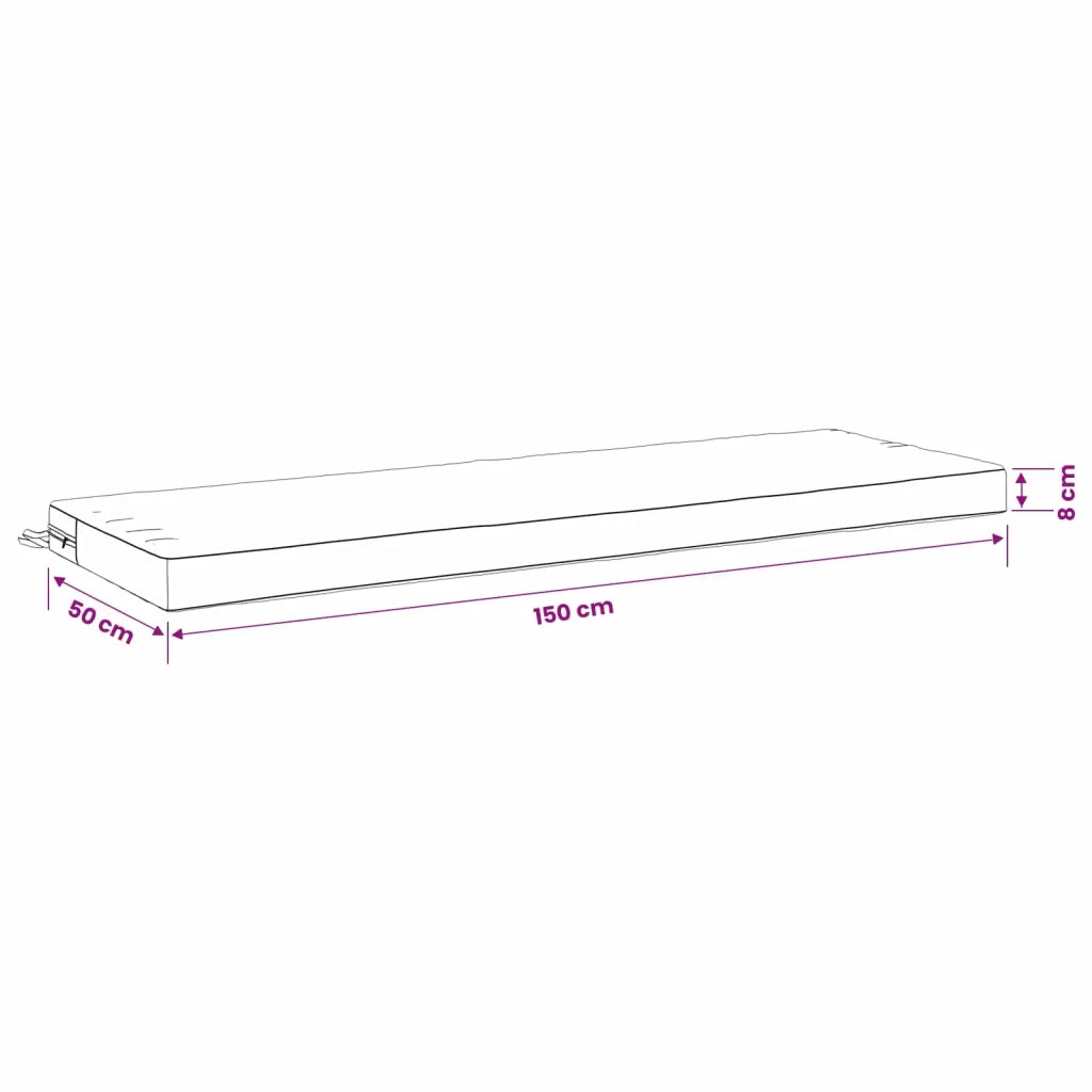 Cuscini per Panchina a 2 Pezzi SOEST 2 pz 100% Poliestere 950301