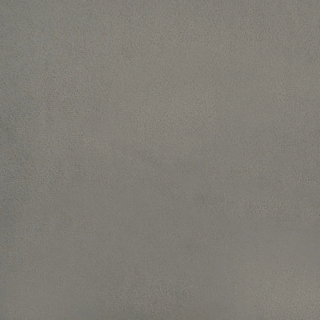 Giroletto a Molle con Materasso Grigio Chiaro 120x190cm Velluto 3270463