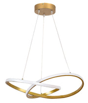 Lampada a sospensione LED 36W Rabalux Castiel oro Ø56cm