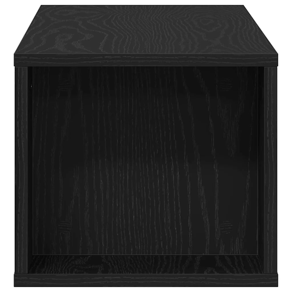 Mobile TV | Armadietto TV | Mobile Porta TV Rovere Nero 100 x 30 x 26,5 cm Legno multistrato
